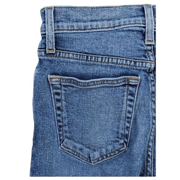 RE/DONE Originals Mid 80's Wash Button Fly High Rise Ankle Crop Jeans Sz 25 2018 - Picture 8 of 13